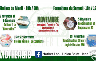 Ateliers Mother Lab Novembre