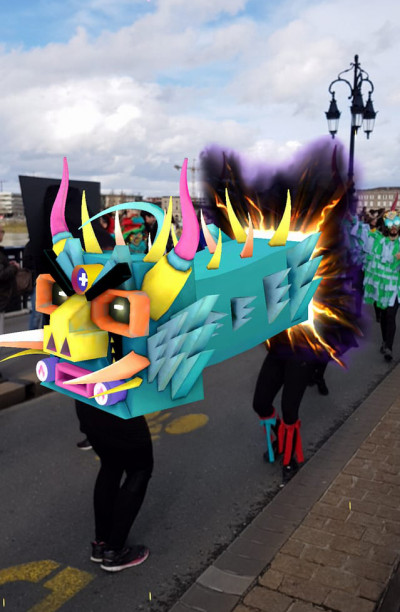 Guillaumit - Carnaval Bordeaux Réalité Augmentée 2018
