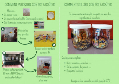 Comment fabriquer son pot à goûter