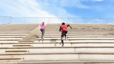 Course escaliers