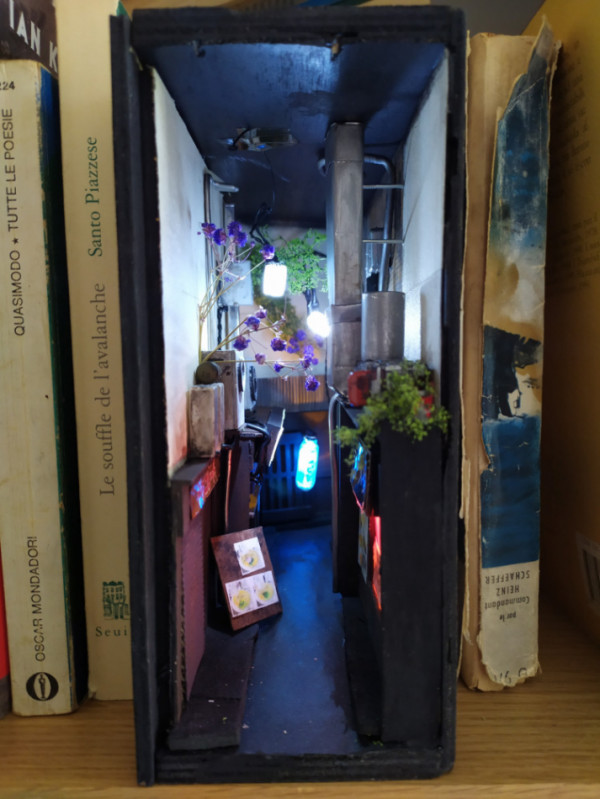 Diorama Nook Book Bibliothèque DIY