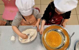 Préparation gâteau citron