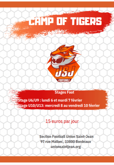 Stage Foot Février 2023
